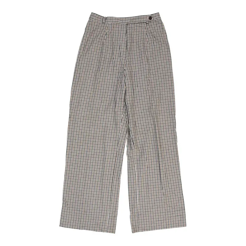 Aquascutum Trousers - 28W 29L Grey Cotton