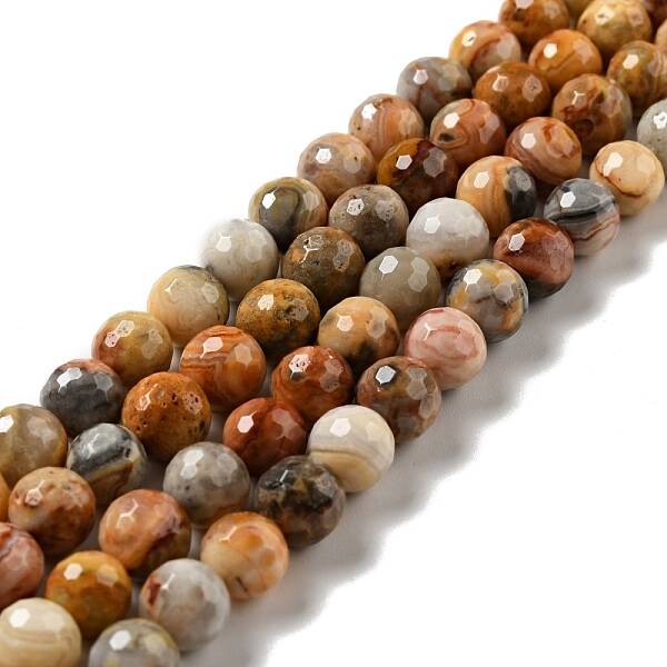 Natural Crazy Lace Agate Beads Strands