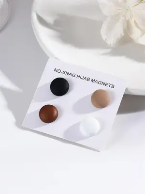 Magnetic Hijab Brooch, Multipurpose Magnetic Hijab Pin, Fashion Accessories for Women & Girls, Trendy All-match & Exquisite B...