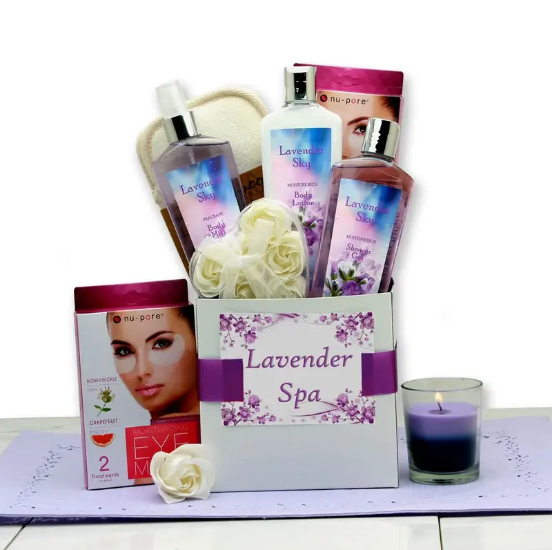 Gift Baskets Lavender Spa Care Package