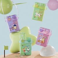 1pc 25.6oz Large Capacity Double Drink Cup - Sports Water Bottles with Straw, Cartoon Design, Cute Carrying Cup for Outdoor A...