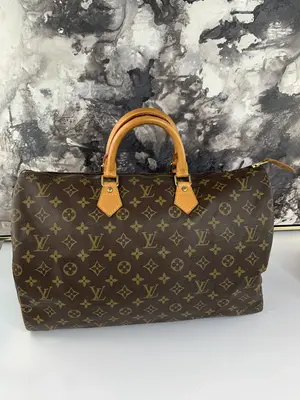 Pre-owned Louis Vuiton coated canvas Tote Bags Speedy 40