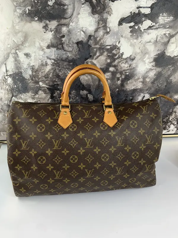 Pre-owned Louis Vuiton coated canvas Tote Bags Speedy 40