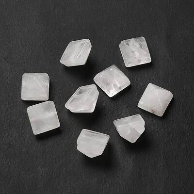 Natural Quartz Crystal Beads