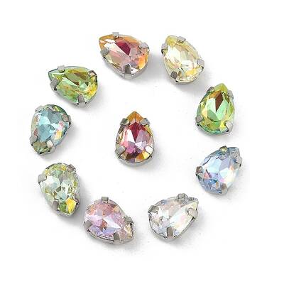 Brass Glass Rhinestone Sew on Rhinestones