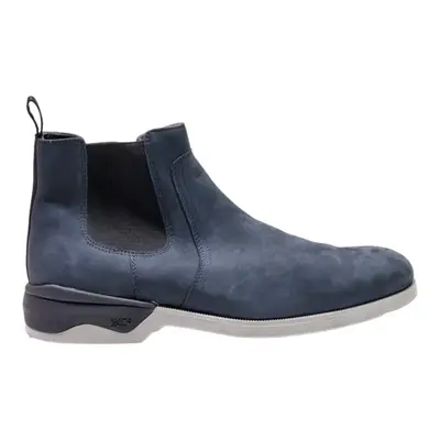JOHNSTONE & MURPHY  Chelsea Boots Blue Suede Mens UK 10