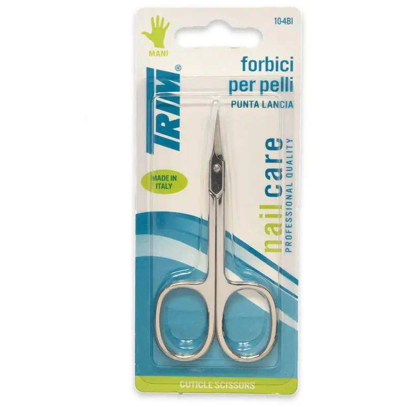 Trim spear tip leather scissors