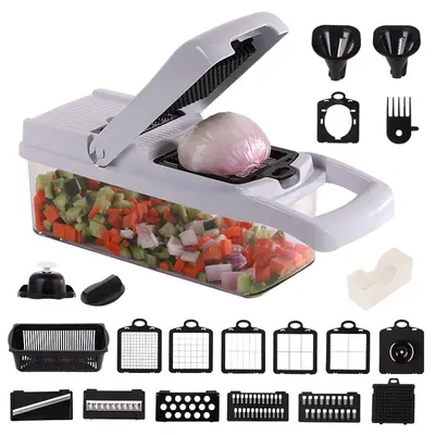 Multipurpose Home Vegetable Cutter Kitchen Tool | Color: Black White