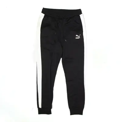 PUMA Track Pants Black Regular Tapered Mens XS W28 L27