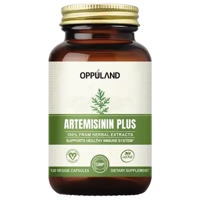 Oppuland Artemisinin Plus 120ct - Immune Support & Antioxidant Boost with Selenium and Folic Acid for Overall Wellness 4 Mont...