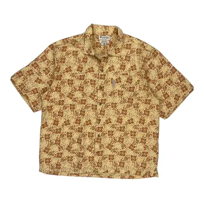 Columbia Hawaiian Shirt - Large Multicoloured Cotton Blend