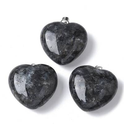 Natural Larvikite Pendants