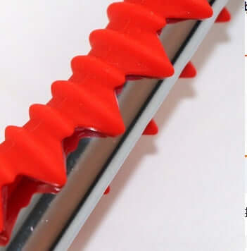 Microwave Oven Silicone Oven Heat Insulation Anti-scald Rack | Color: Red Single