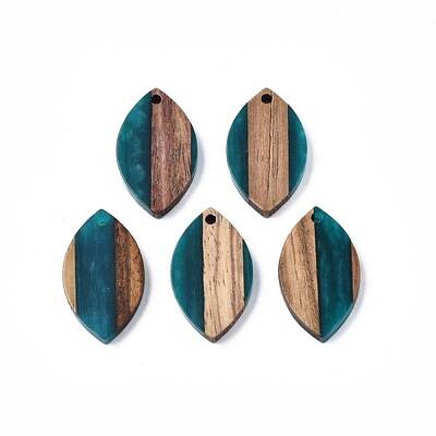 Resin & Walnut Wood Pendants