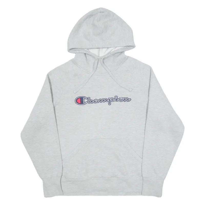 CHAMPION Mens Grey Hoodie L