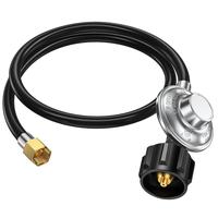[Limited Time Deal] Alloxity 4FT Propane Hose with Regulator, Low Pressure Propane Grill Regulator and Hose, 0-1Psi Propane G...