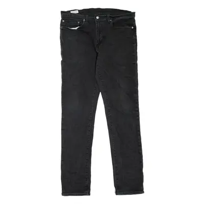 LEVI'S 511 BIG E Jeans Mens Black Slim Straight W34 L34