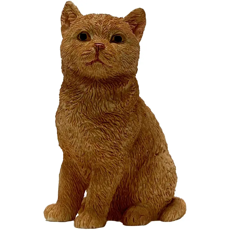 Sandicast Ginger Tabby American Shorthair Cat Sculpture