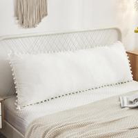 Solid Color Boho Style Pillowcase, 1 Count Soft Comfortable Pillow Cover without Filler, Pillow Protector for Home Bedroom Do...