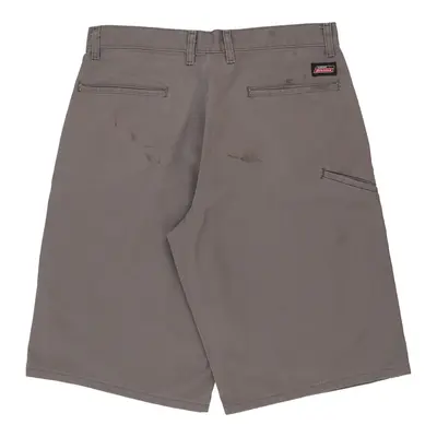 Dickies Shorts - 31W 12L Grey Polyester Blend