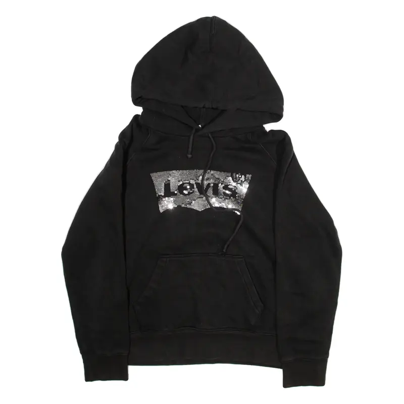 LEVI'S Mens Black Hoodie S