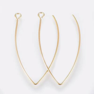 Ion Plating(IP) 304 Stainless Steel Earring Hooks