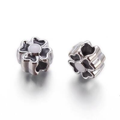 Alloy Enamel European Beads