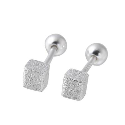S999 Fine Silver Stud Earrings