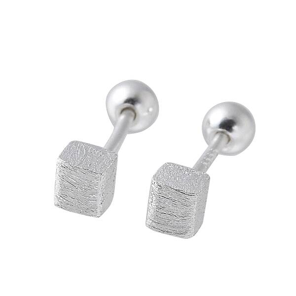 S999 Fine Silver Stud Earrings