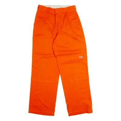 DICKIES Chino Mens Trousers Orange Regular Straight W30 L32