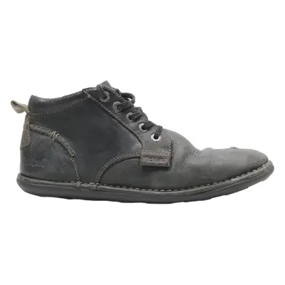 KICKERS Ankle Boots Black Leather Mens UK 9.5