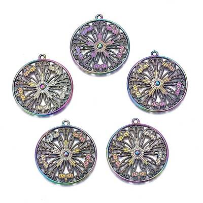 Rainbow Color Alloy Pendants