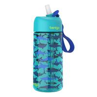 Bentgo Kids Water Bottle - 15 oz BPA-Free Tritan Plastic, Leakproof Design with Flip-Up Straw, Reusable & Dishwasher Safe, Pe...