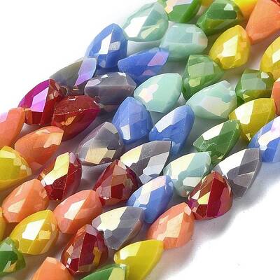 Electroplate Glass Beads Strands