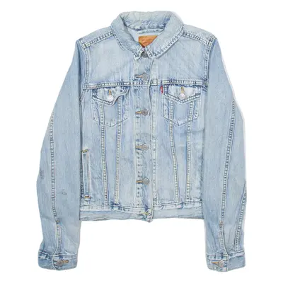 LEVI'S Womens Denim Jacket Blue S