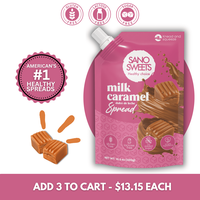 Milk Caramel (Dulce de Leche) Healthy Spread| 10.5oz (300g)| No sugar added, gluten free, vegan, palm oil free, non GMO Flavo...