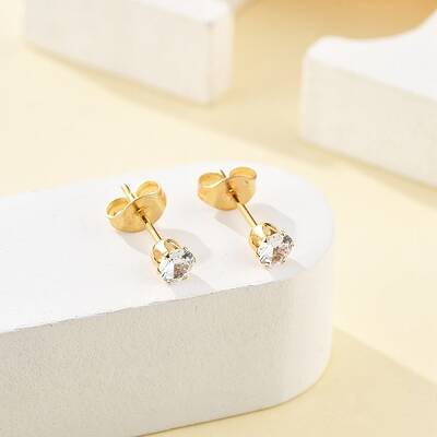 304 Stainless Steel Stud Earrings