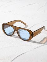 Unisex Vintage Style Sunglasses, Modern Summer Trendy Casual Sunglasses for Everyday Use, Fashion Sunglasses for Outdoor Act...