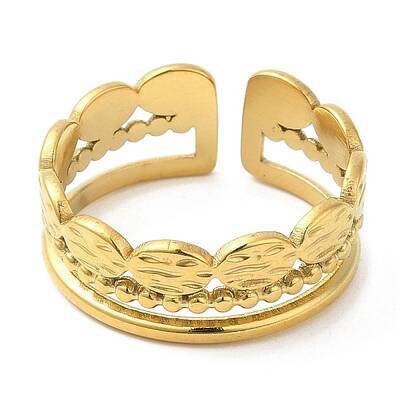 304 Stainless Steel Open Cuff Rings