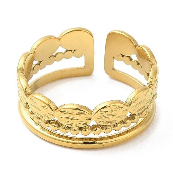 304 Stainless Steel Open Cuff Rings