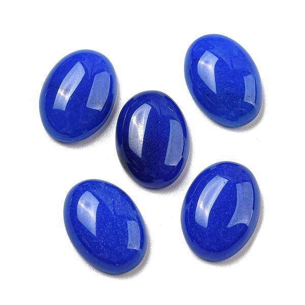 Dyed Natural White Jade Cabochons