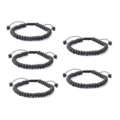 Adjustable Nylon Cord Braided Bead Bracelets