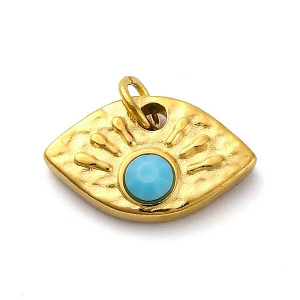 304 Stainless Steel Resin Charms