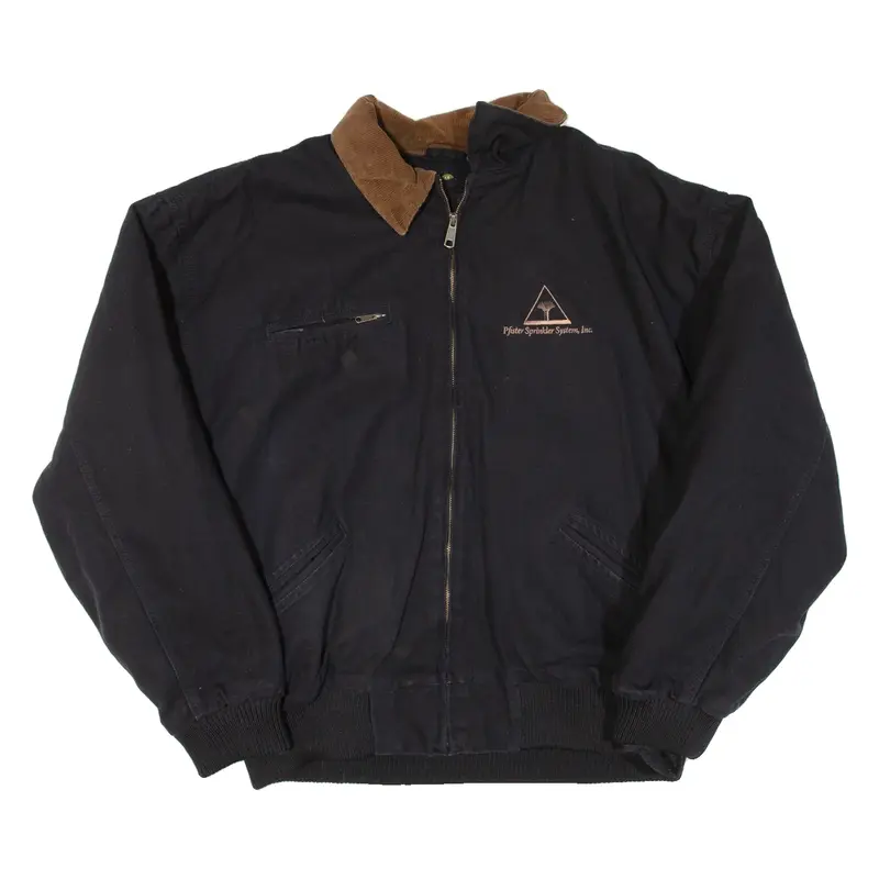 TRI MOUNTAIN Mens Bomber Jacket Black XL