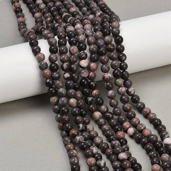 Natural Plum Blossom Jasper Beads Strands