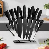 19 Pieces Kitchen Knife Set, High Carbon Stainless Steel,Sharp Includes Serrated Steak Knife Set with Combination Chef's Knif...