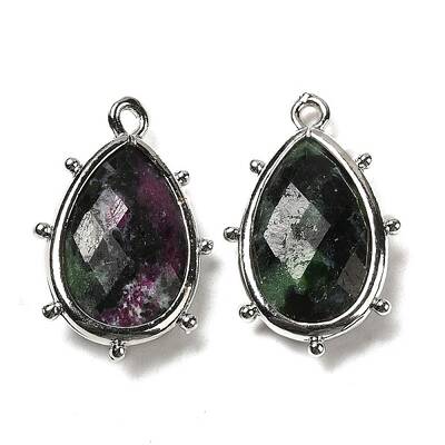 Natural Ruby in Zoisite Pendants