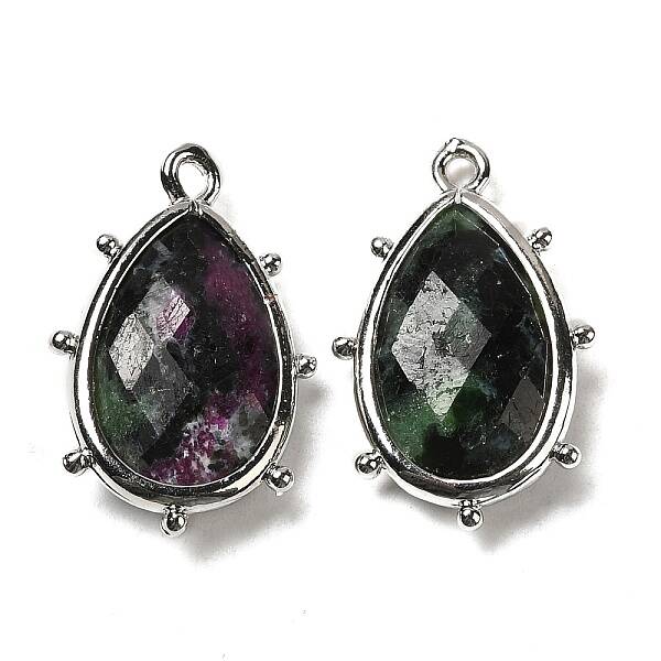 Natural Ruby in Zoisite Pendants