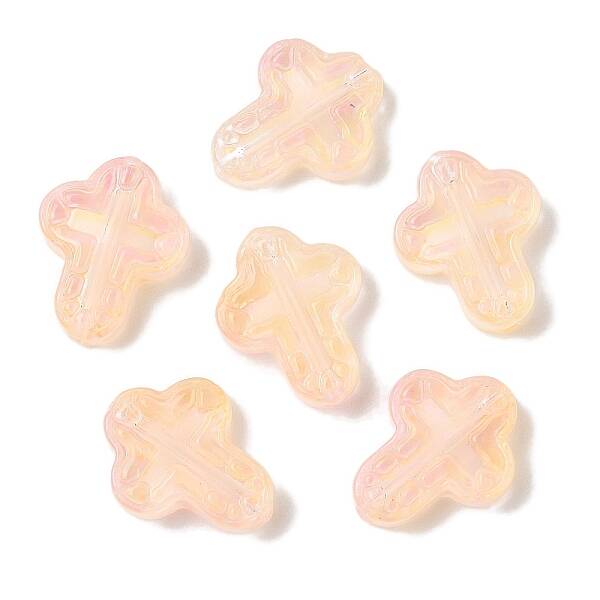 Transparent Spray Paint Glass Beads