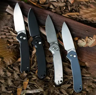CJRB Pyrite Pocket Tool Knife AR-RPM9 Steel Blade Stainless Steel Hand EDC Folding Knife for Everyday Carry Survival Tools an...